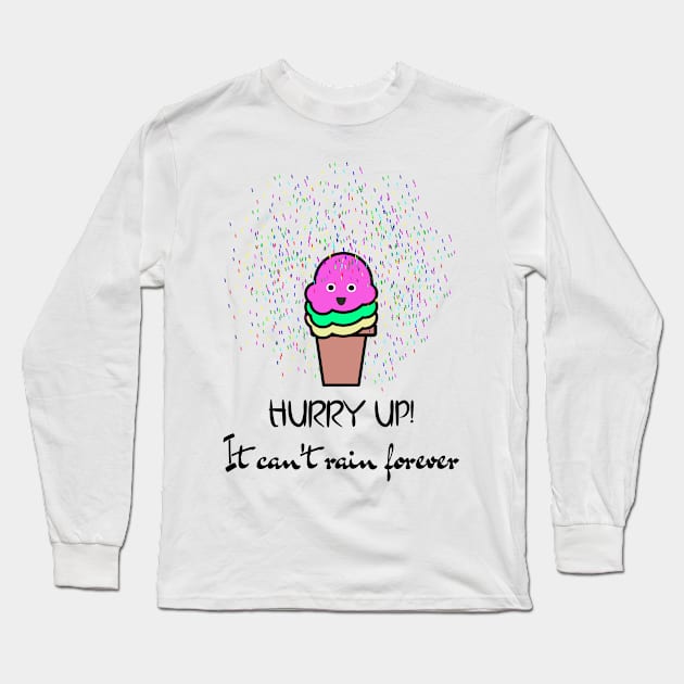 Don't you like the rain? Long Sleeve T-Shirt by Kikkakop